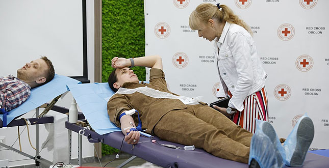 Понад пів сотні людей стали донорами крові у Vcentri HUB: Оболонь